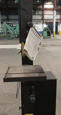 DAYTON 15” Vertical Band Saw