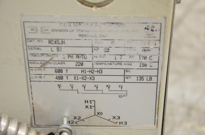 REX 45 KVA transformer